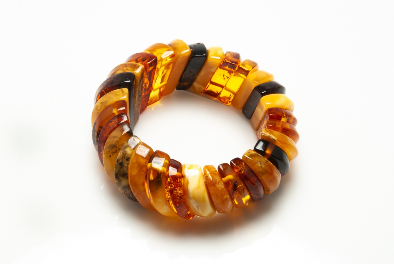 Bracciale in Ambra Baltica naturale