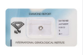 Diamante taglio brillante IGI ct 0.53 E SI1