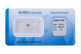 Diamante taglio brillante HRD ct 0.57.G IF/LC