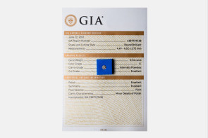Diamante taglio brillante GIA ct 0.34 G IF
