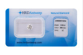 Diamante taglio brillante HRD ct 0.56 G IF/LC