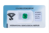 Smeraldo naturale IGI ct 2.57 Colombia