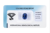 Zaffiro naturale IGI ct 4.14