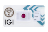 Rubino naturale IGI ct 2.03