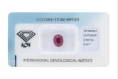 Rubino naturale IGI ct 2.50