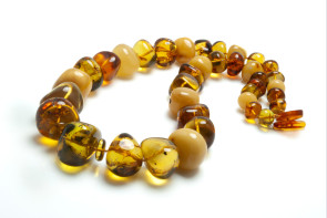 Collana in Ambra Baltica naturale
