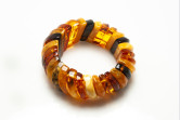 Bracciale in Ambra Baltica naturale