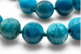 Collana in Apatite e chiusura in argento 925 con gemme di zirconia cubica