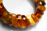 Bracciale in Ambra Baltica naturale